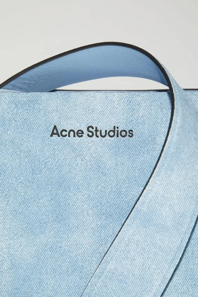 Acne Studios Musubi Mini Shoulder Bag Light Blue Women Bags