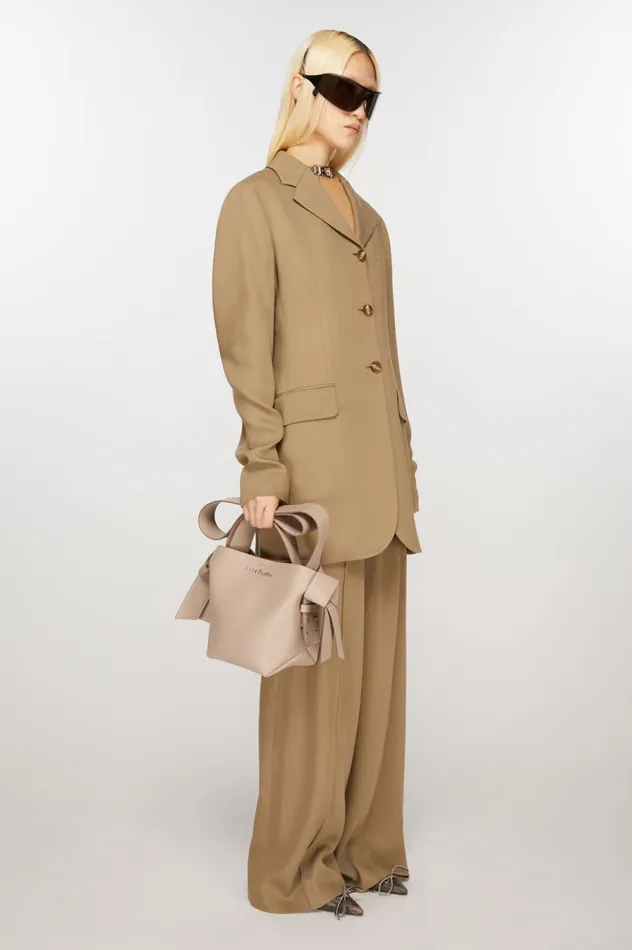 Acne Studios Musubi Mini Shoulder Bag Taupe Beige Men Bags
