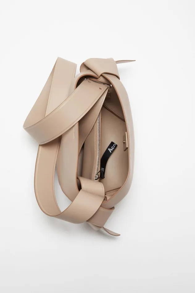 Acne Studios Musubi Mini Shoulder Bag Taupe Beige Men Bags