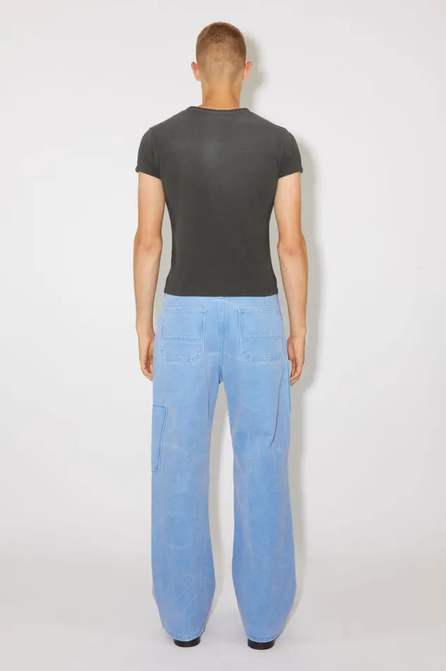 Acne Studios Patch Print Tshirt 8211 Fitted Fit Carbon Grey Men Tshirts