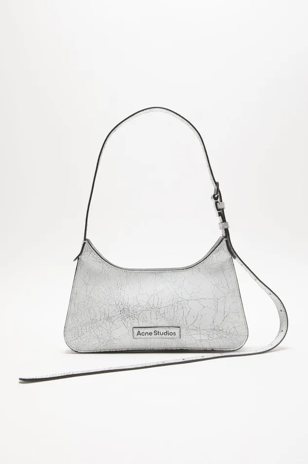 Acne Studios Platt Mini Shoulder Bag White Men Bags