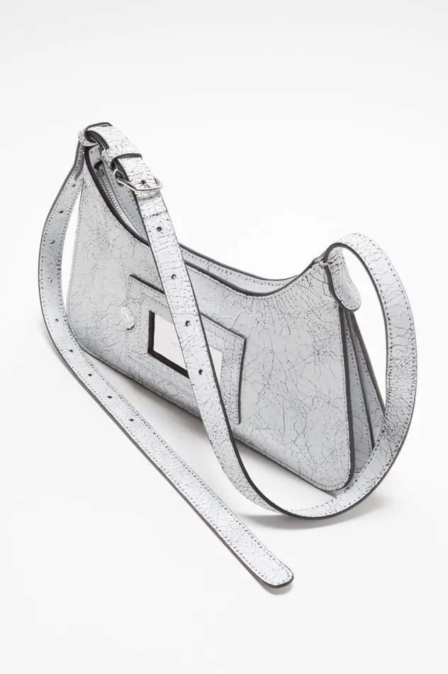 Acne Studios Platt Mini Shoulder Bag White Men Bags