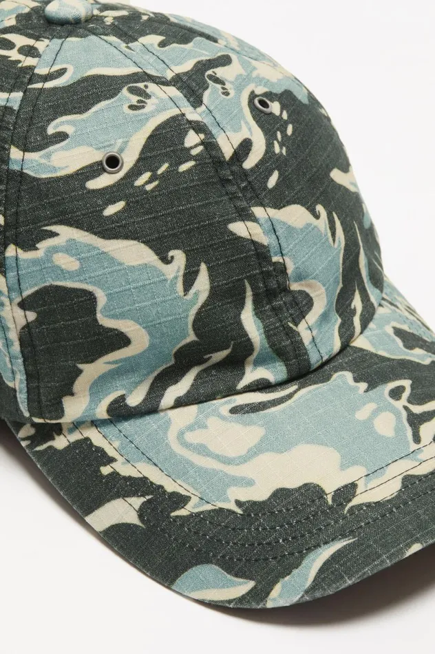 Acne Studios Printed Cap Blackblue Men Hats