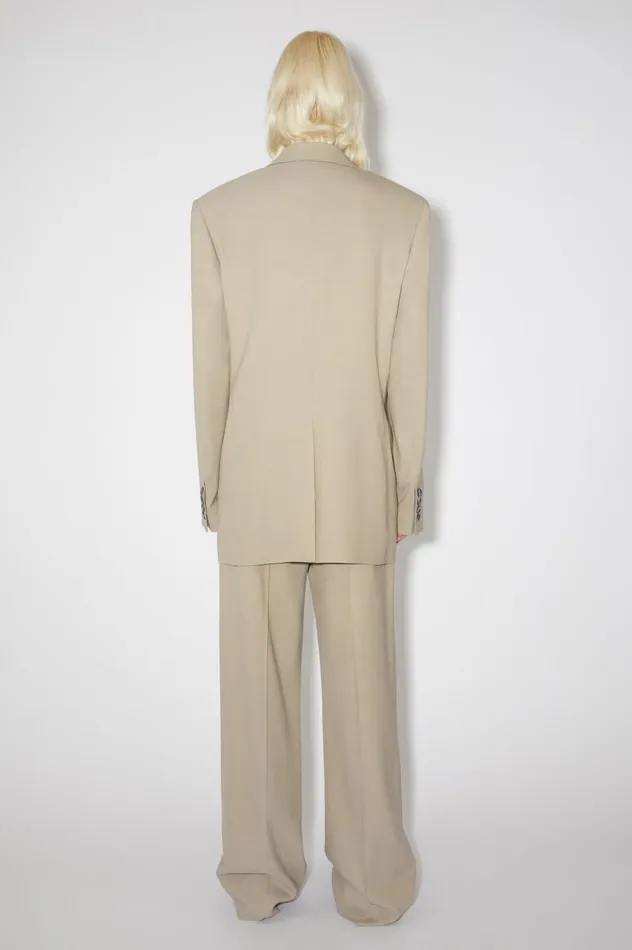 Acne Studios Relaxed Fit Suit Jacket Dusty Grey Women Outerwear