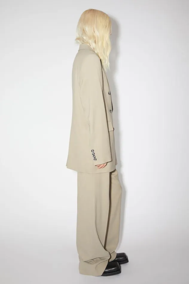 Acne Studios Relaxed Fit Suit Jacket Dusty Grey Women Outerwear