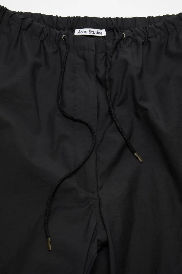 Acne Studios Relaxed Fit Trousers Black Women Trousers