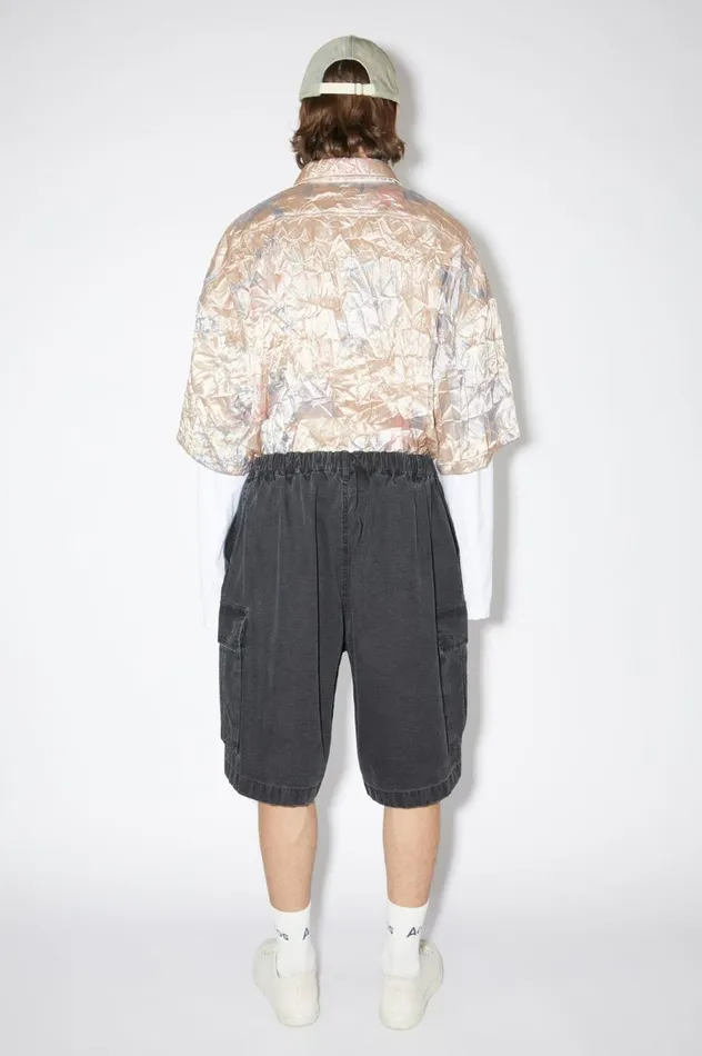 Acne Studios Ripstop Shorts Black Men Shorts