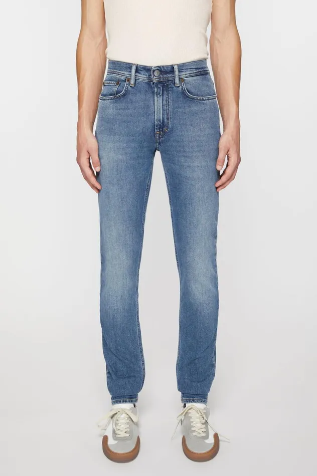 Acne Studios Skinny Fit Jeans 8211 North Mid Blue Men Jeans