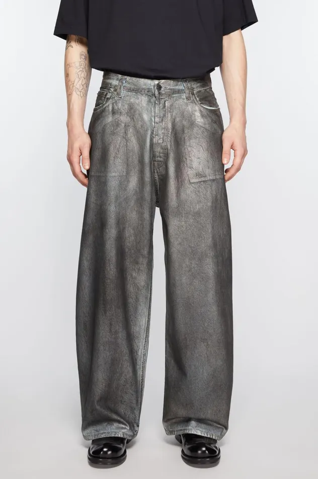 Acne Studios Super Baggy Fit Jeans 8211 2023M Silverblue Men Jeans