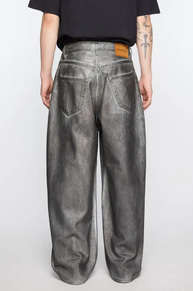 Acne Studios Super Baggy Fit Jeans 8211 2023M Silverblue Men Jeans