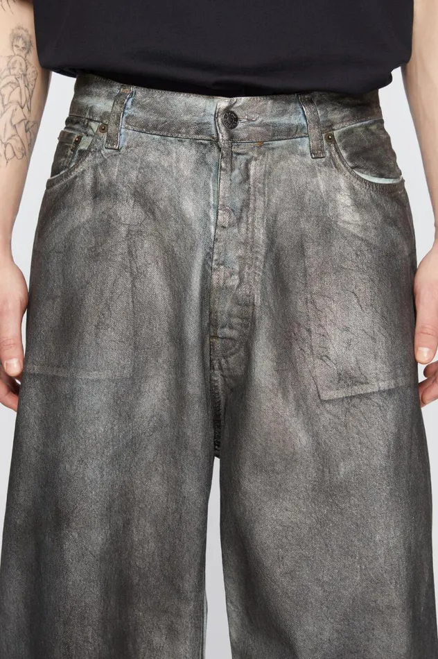 Acne Studios Super Baggy Fit Jeans 8211 2023M Silverblue Men Jeans