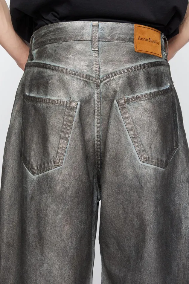 Acne Studios Super Baggy Fit Jeans 8211 2023M Silverblue Men Jeans
