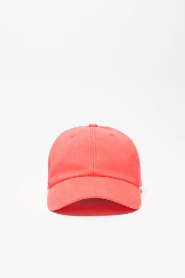 Acne Studios Twill Cap Fluo Pink Women Hats