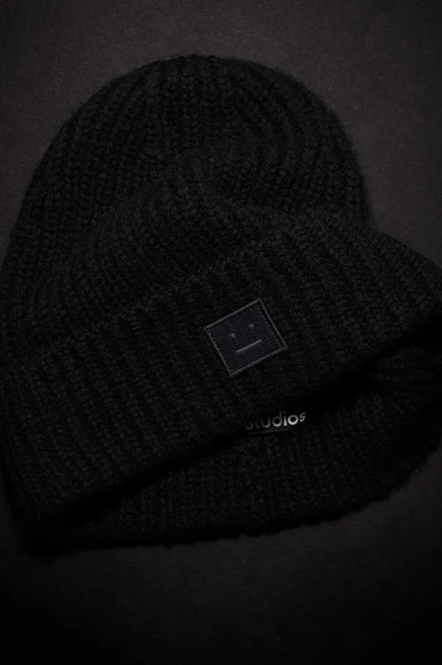Acne Studios Wool Knit Beanie 8211 Children Black WomenMen Children