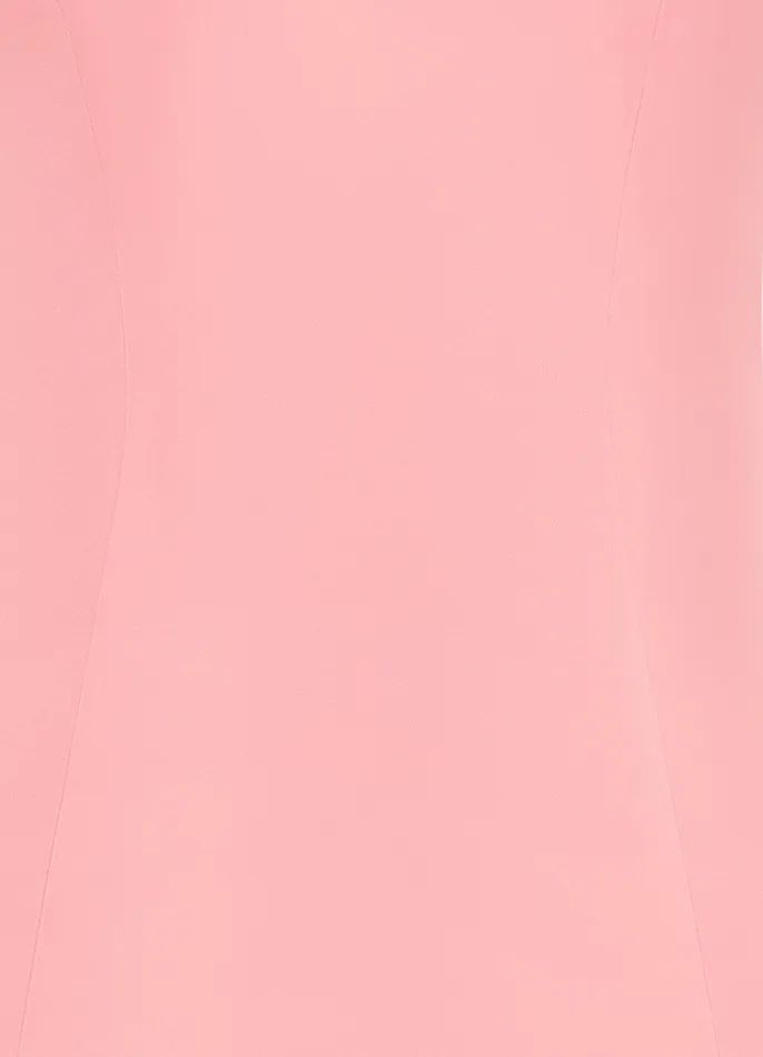 Annie Off Shoulder Frill Midi Dress 8211 Strawberry Pink Women Dresses and Jumpsuits LEO LIN