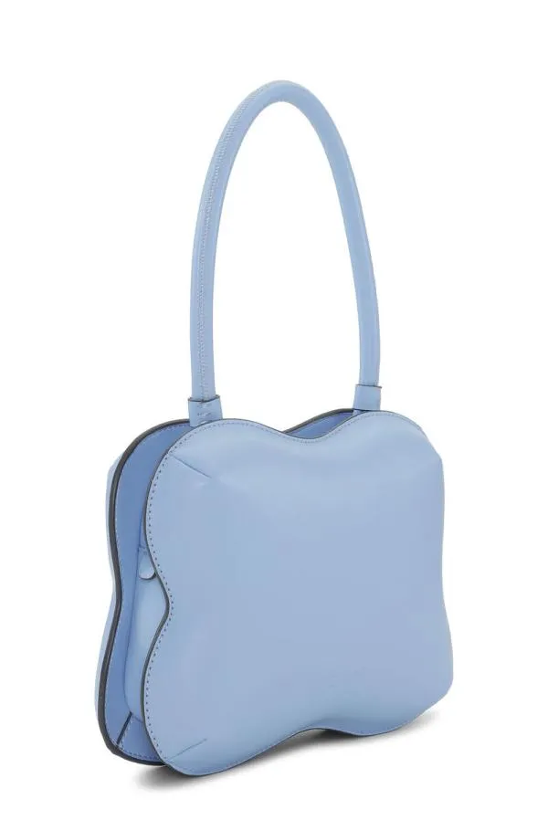 Bags GANNI Shoulder Light Blue Butterfly Top Handle Bag Light Blue Vintage Bags GANNI Shoulder Light Blue Butterfly Top Handle Bag Light Blue Vintage