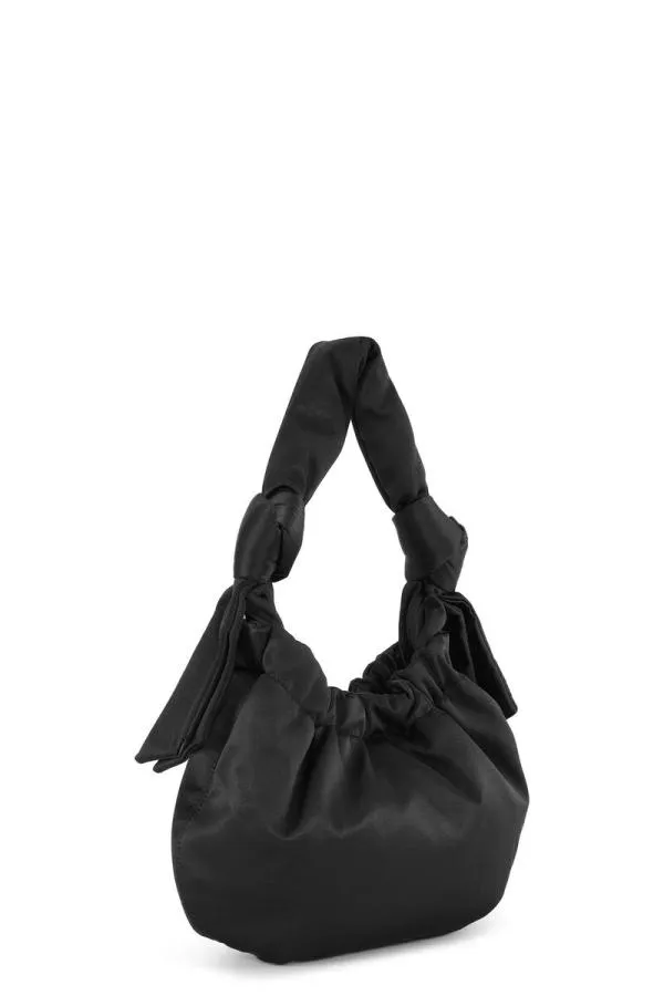 Bags GANNI Shoulder Small Occasion Hobo Bag Black Bags GANNI Shoulder Small Occasion Hobo Bag Black