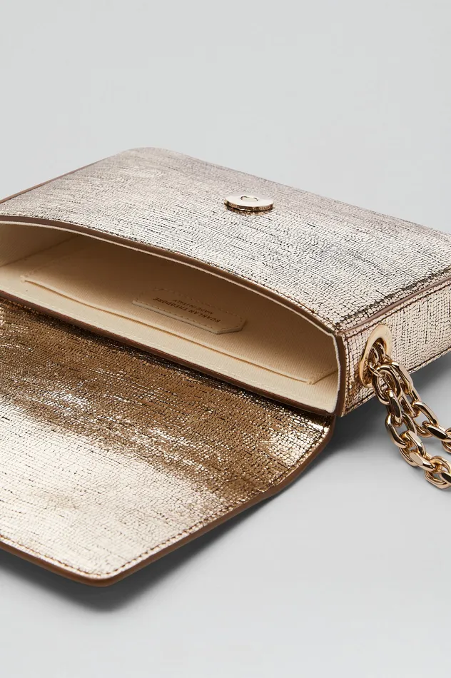 Bags Women MINI METALLIC SLIM BAG GOLD Scanlan Theodore