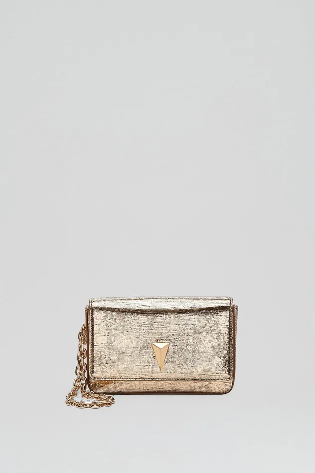 Bags Women MINI METALLIC SLIM BAG GOLD Scanlan Theodore