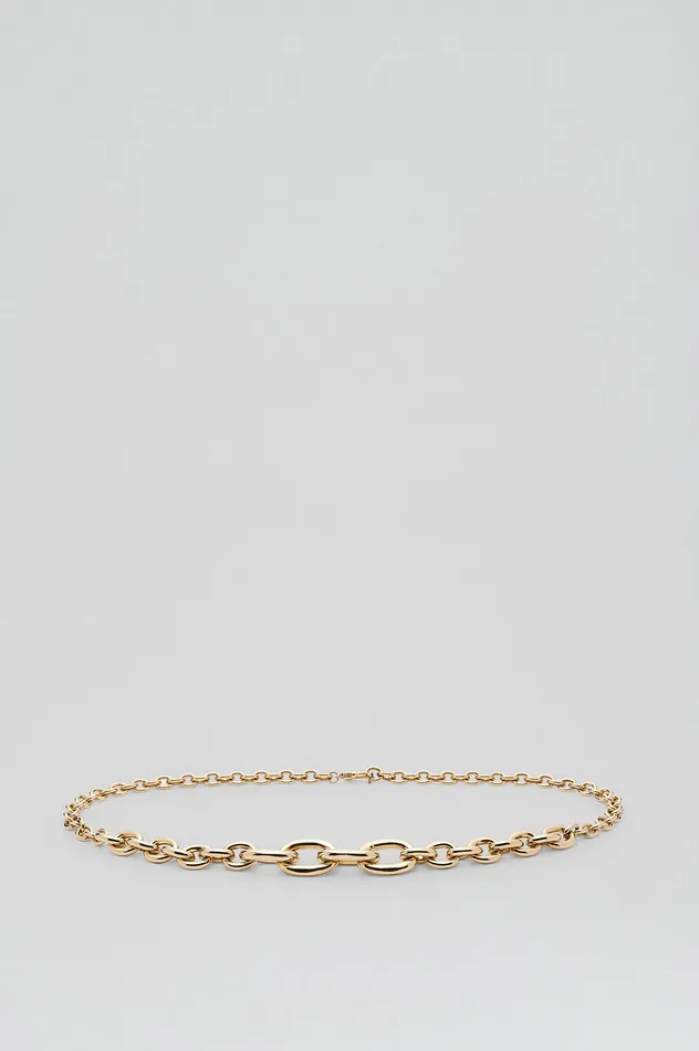 Belts Scanlan Theodore Women OVAL LINK CHAIN BELT LIGHTGOLD Belts Scanlan Theodore Women OVAL LINK CHAIN BELT LIGHTGOLD