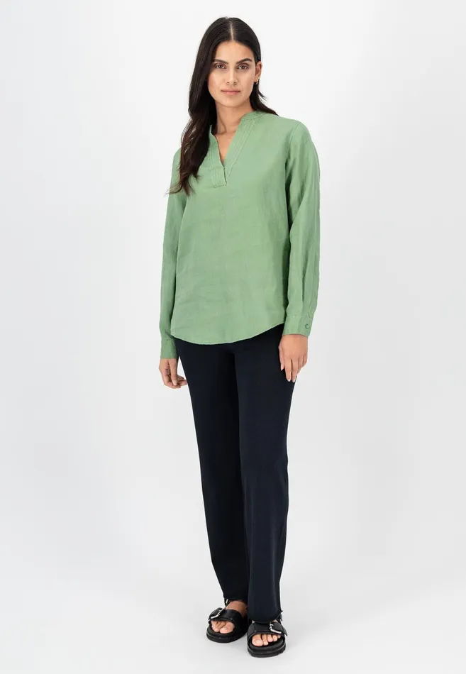 Blouses Women FYNCHHATTON Casual Linen Blouse Blackwhitebright Apricotreed Green Blouses Women FYNCHHATTON Casual Linen Blouse Blackwhitebright Apricotreed Green