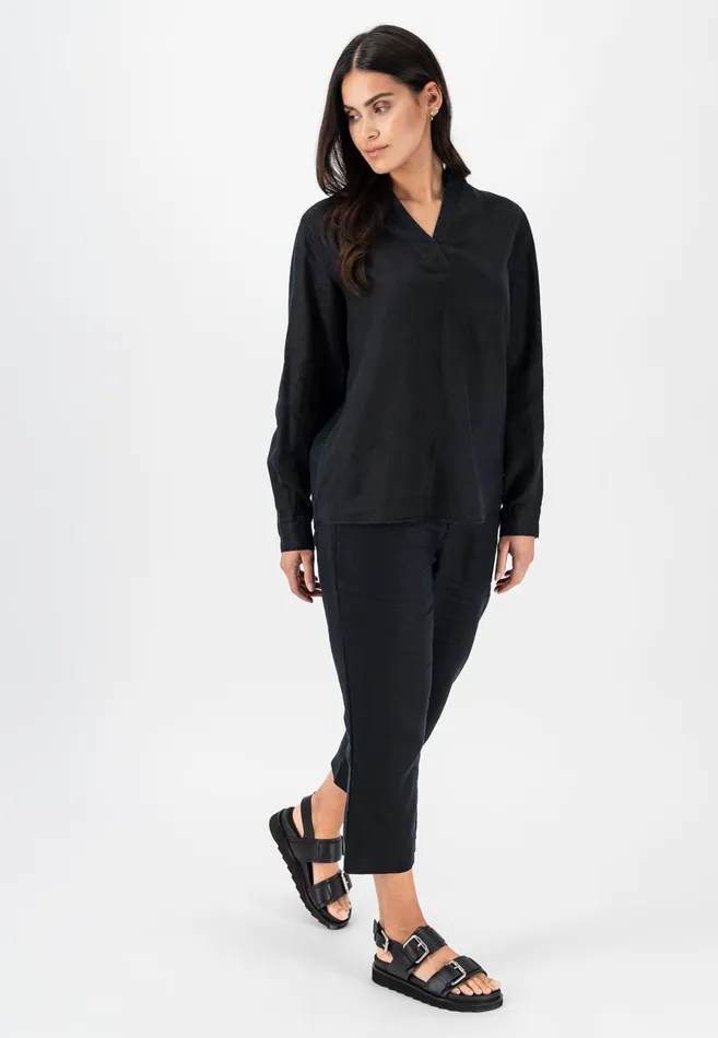 Blouses Women FYNCHHATTON Casual Linen Blouse Blackwhitebright Apricotreed Green Blouses Women FYNCHHATTON Casual Linen Blouse Blackwhitebright Apricotreed Green