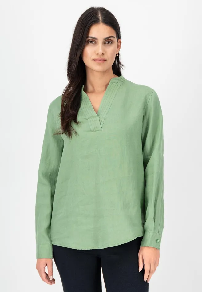 Blouses Women FYNCHHATTON Casual Linen Blouse Blackwhitebright Apricotreed Green Blouses Women FYNCHHATTON Casual Linen Blouse Blackwhitebright Apricotreed Green