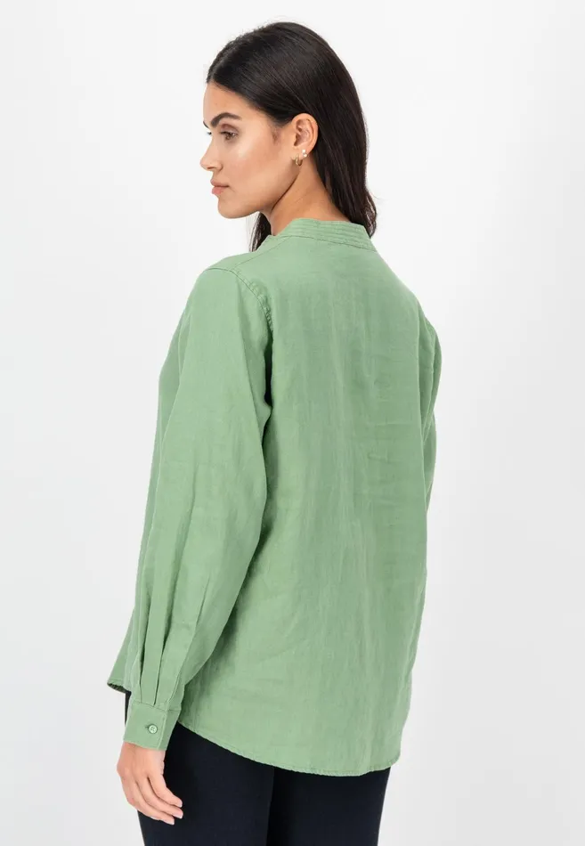 Blouses Women FYNCHHATTON Casual Linen Blouse Blackwhitebright Apricotreed Green Blouses Women FYNCHHATTON Casual Linen Blouse Blackwhitebright Apricotreed Green