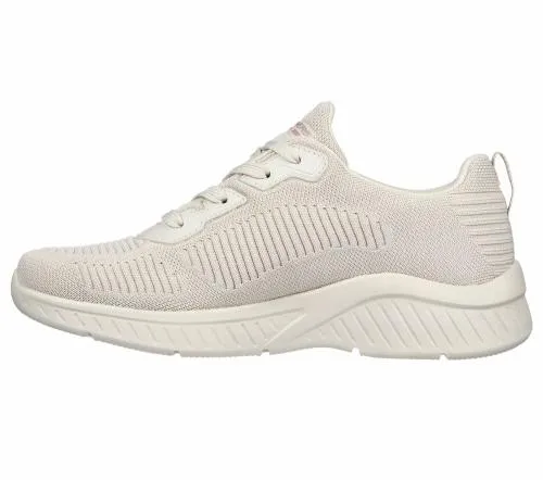 BOBS Squad Air 8211 Close Encounter Natural Women SKECHERS Lace Up