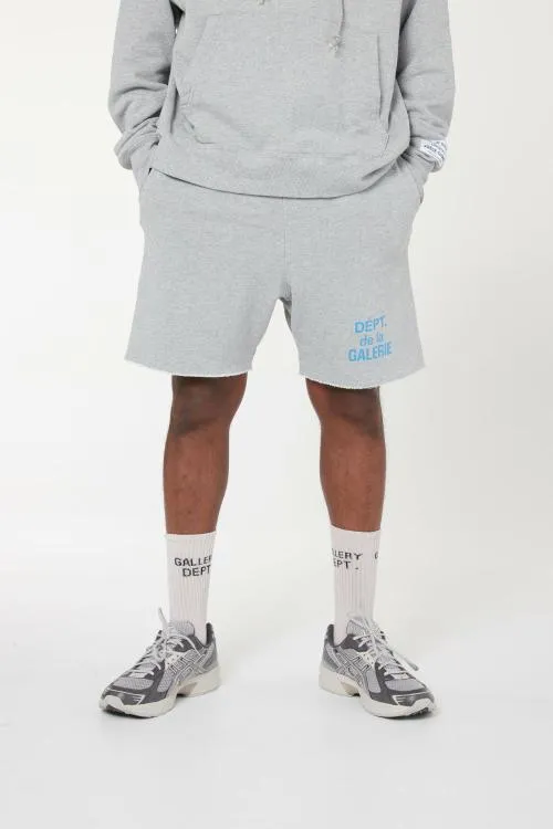 Bottoms WomenMen Gallery Dept FRENCH LOGO SWEAT SHORTS Heather Grey
