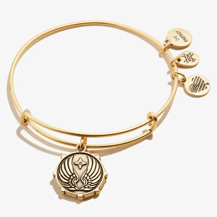 Bracelets Women Alex And Ani Guardian Angel Wings Charm Bangle Rafaelian Gold
