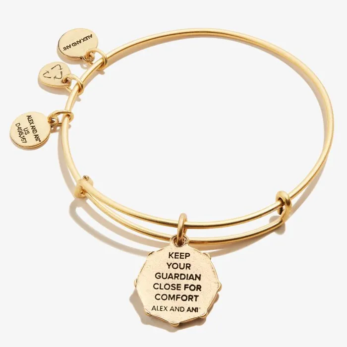 Bracelets Women Alex And Ani Guardian Angel Wings Charm Bangle Rafaelian Gold