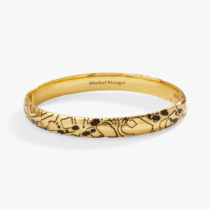 Bracelets Women Alex And Ani Harry Potter Mischief Managed Hinge Bracelet Gold