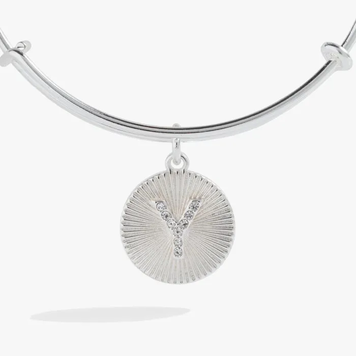 Bracelets Women Alex And Ani Initial Y Pave Starburst Texture Bangle Gold