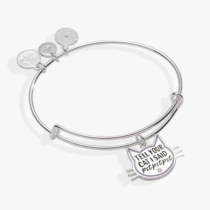 Bracelets Women Alex And Ani Tell Your Cat I Said Pst Pst Pst039 Bangle Silver Bracelets Women Alex And Ani Tell Your Cat I Said Pst Pst Pst039 Bangle Silver