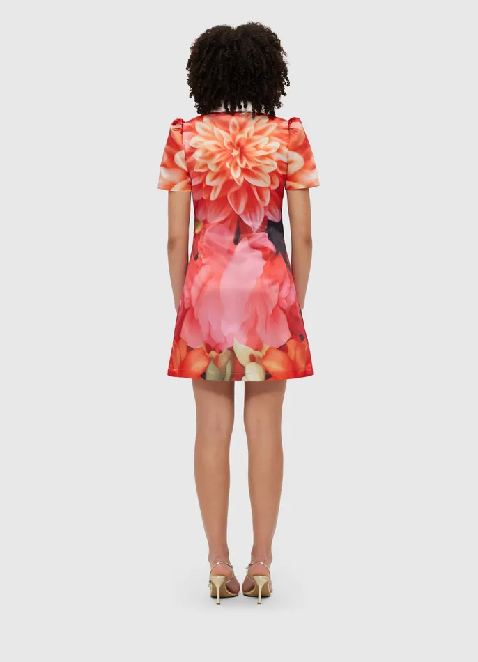 Brooke Mini Dress 8211 Kaleidoscope Print Women Dresses and Jumpsuits LEO LIN