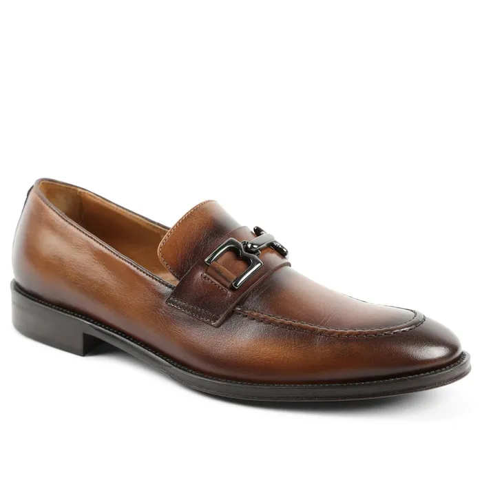 Bruno Magli Alpha Classic Bit Leather Loafer 8211 Cognac Men Loafers and Slipons