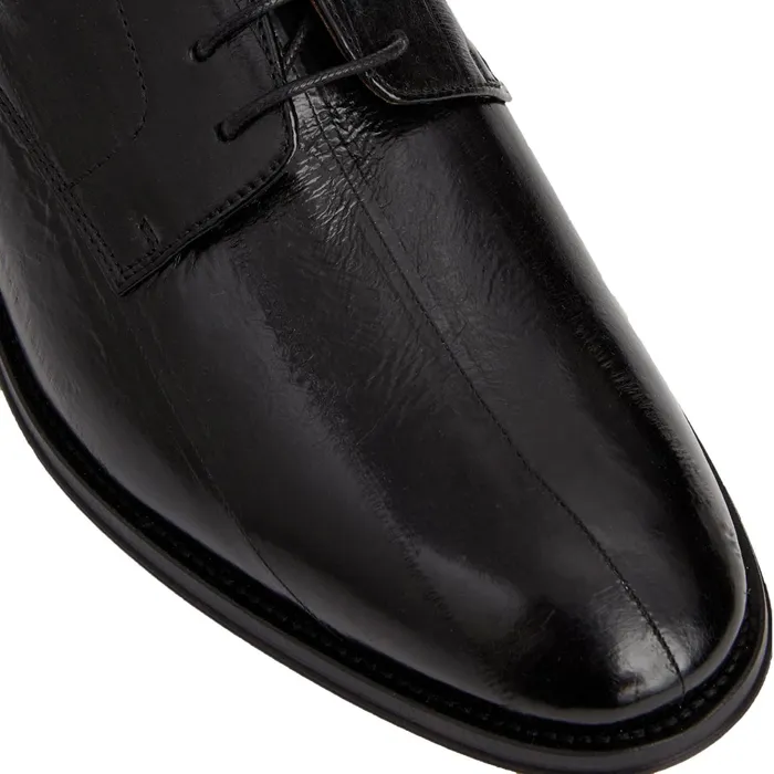 Bruno Magli Asti Traditional Dress DerbyBlack EEL Men Laceups and Oxfords