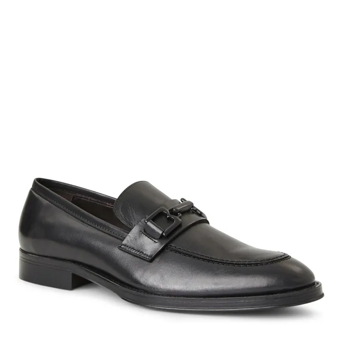 Bruno Magli Corrado Bit Leather LoaferBlack Men Loafers and Slipons