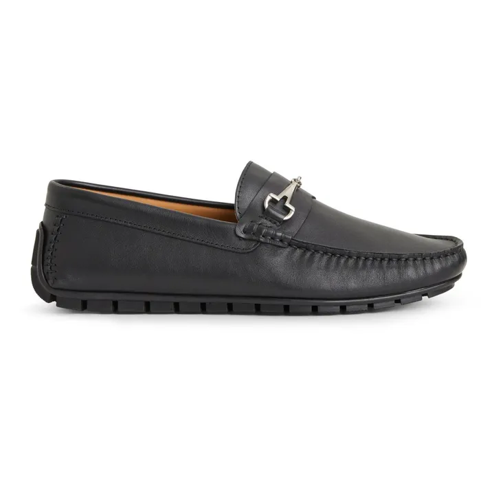 Bruno Magli Darius Driving Leather MoccasinBlack Men Loafers and Slipons