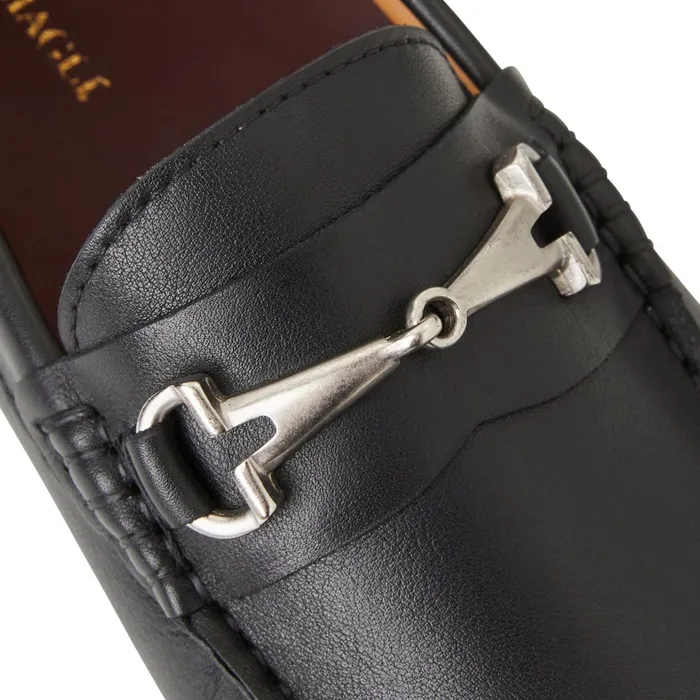 Bruno Magli Darius Driving Leather MoccasinBlack Men Loafers and Slipons