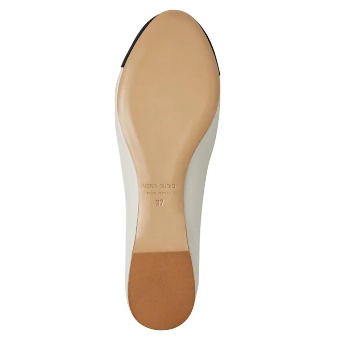 Bruno Magli DONATELLA Ballet Flat BLACKCREAM Women Flats and Loafers