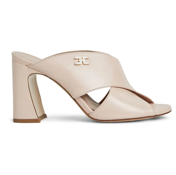 Bruno Magli FATIMA Cross Band Heel BLUSH Women Sandals and Slides