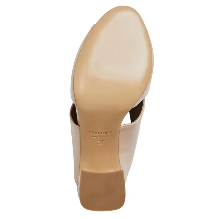Bruno Magli FATIMA Cross Band Heel BLUSH Women Sandals and Slides