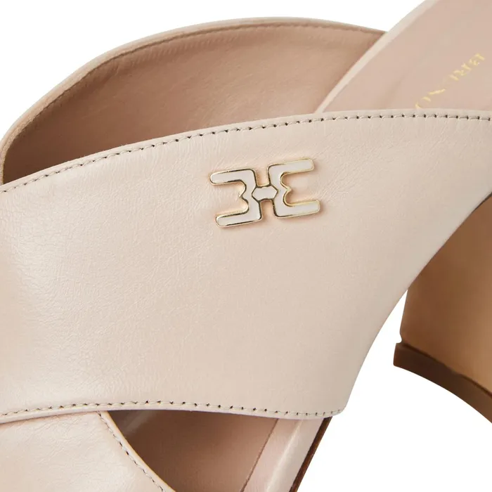Bruno Magli FATIMA Cross Band Heel BLUSH Women Sandals and Slides