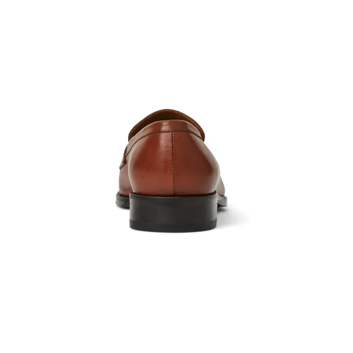 Bruno Magli Maioco Slip On Loafer Cognac Leather Men Loafers and Slipons