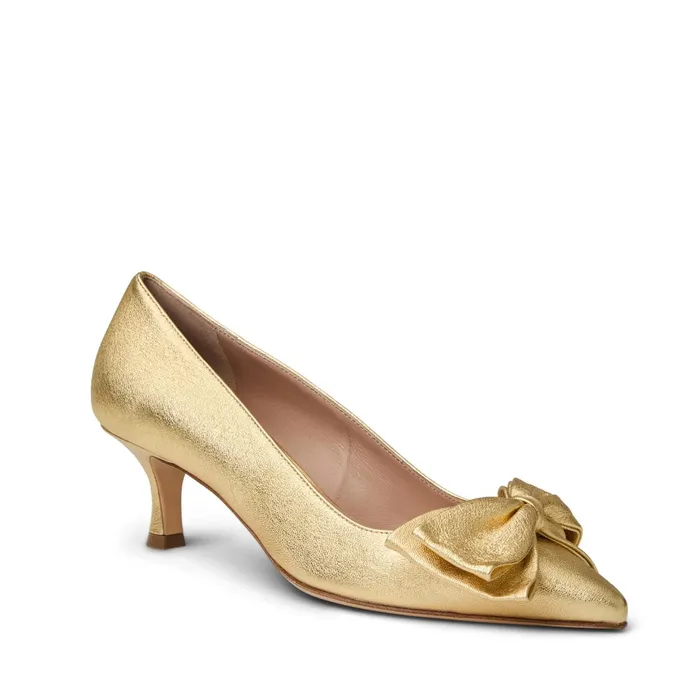 Bruno Magli Nadia Pump Gold Metallic Women Pumps