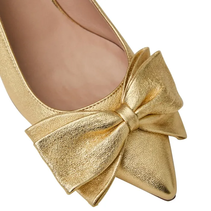 Bruno Magli Nadia Pump Gold Metallic Women Pumps