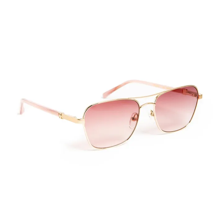 Bruno Magli Playa Aviator Sunglasses 8211 Gold Women Sunglasses