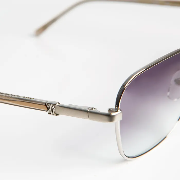 Bruno Magli Playa Aviator Sunglasses 8211 Silver Men Sunglasses